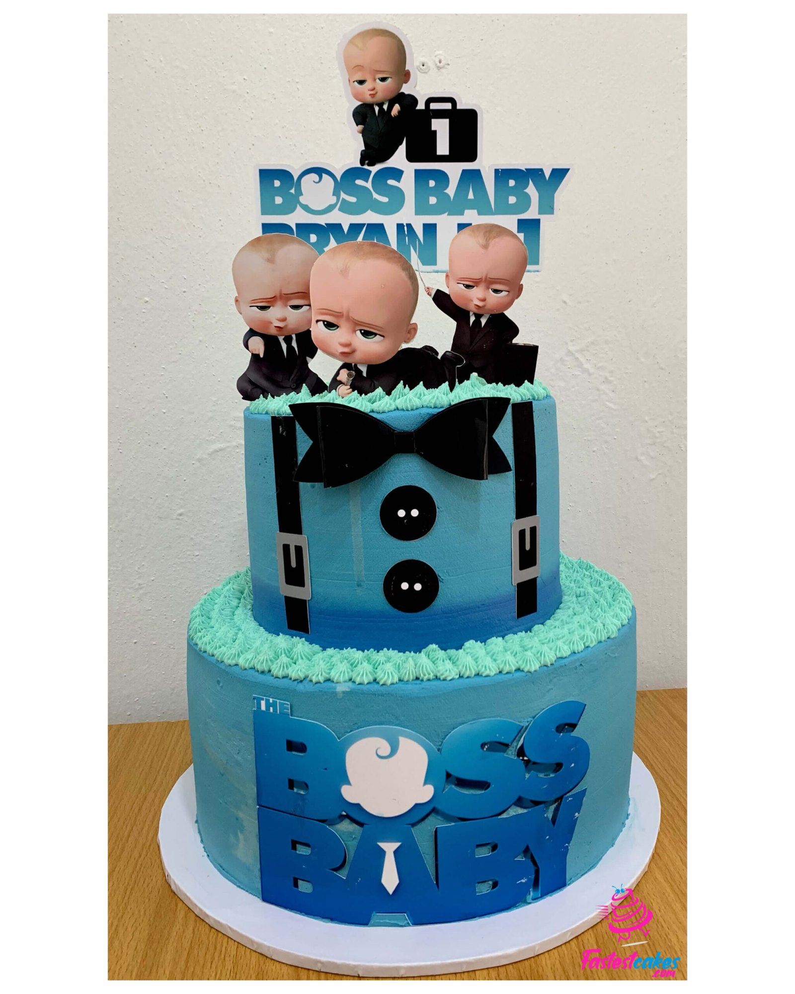 Baby boss buttercream cake/ customised cake , Food & Drinks, Homemade Bakes  on Carousell