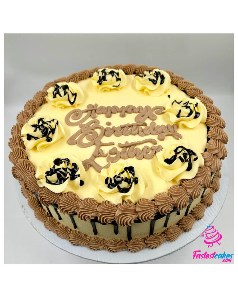 Bigwishbox Round Choco Chip Cake Eggless 1 Kg | Birthday Cake | Annviersary  Cake | Nextday Delivery : Amazon.in: Grocery & Gourmet Foods