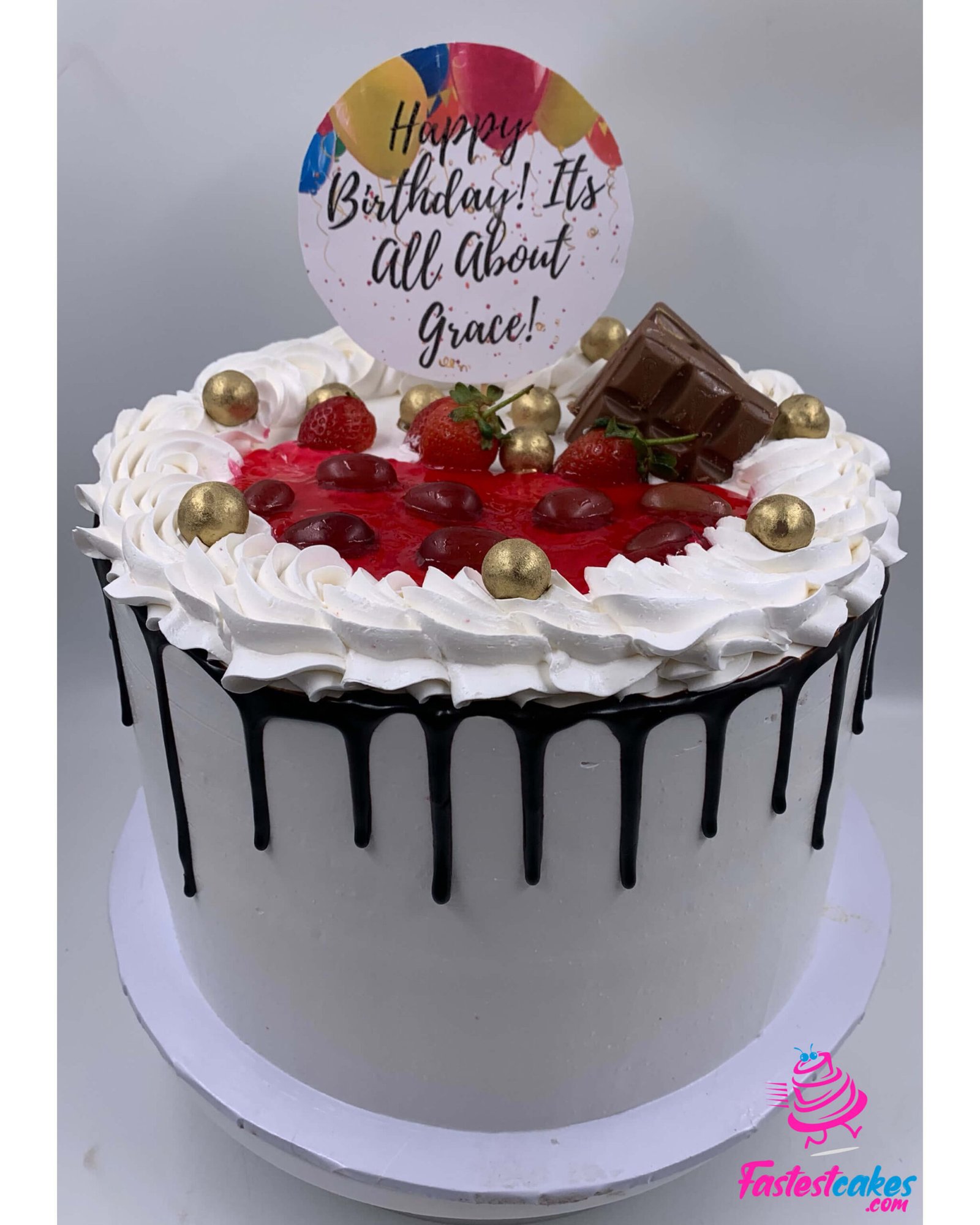 Vanilla Round Delicious Choco Fusion Cake for Birthday Parties, Packaging  Type: Box